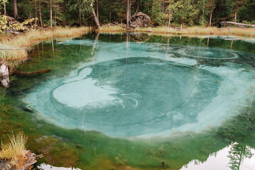 The Geyser lake in the Altai, Russi