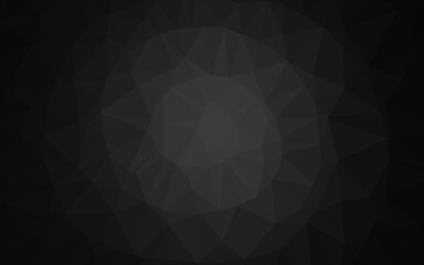 Obraz premium Dark Silver, Gray vector abstract mosaic background.