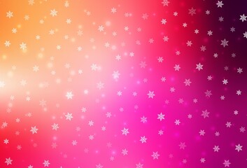 Light Pink, Yellow vector texture in birthday style.