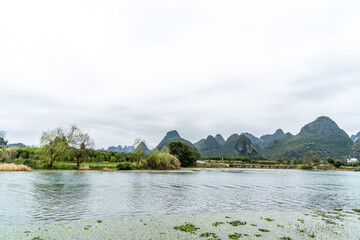 The li River in Guilin, Guangxi Province, China