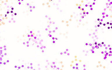 Light Pink, Red vector backdrop with artificial intelligence data.