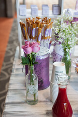 Decoraciones para recepciones o fiestas