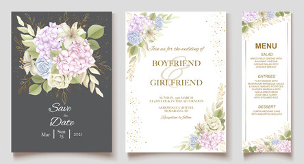 Fototapeta na wymiar wedding invitation card 