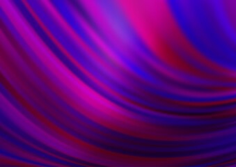 Fototapeta premium Dark Purple vector background with bubble shapes.