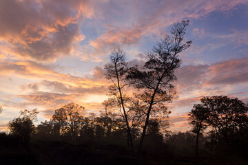 Fototapeta premium Sunrise over the mountains