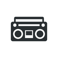 Radio cassette icon