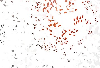 Obraz premium Light Red, Yellow vector backdrop with abstract shapes.