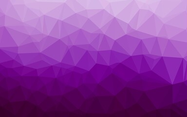 Obraz premium Light Purple vector shining triangular template.