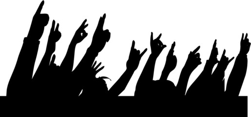 Obraz premium silhouette of a hand