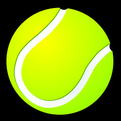 tennis ball illustration