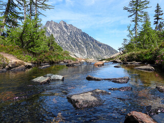 stream in the mountains