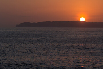 Tanjung Papuma Beach is a tourist destination in Jember district. A suitable place to enjoy sunrise and sunset in one area.