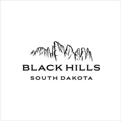 Obraz premium Black hills south dakota mountain ranges