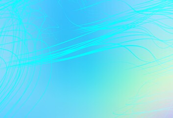 Light Blue, Green vector glossy abstract background.