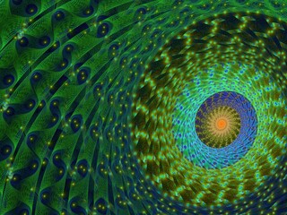 Imaginatory fractal background Image