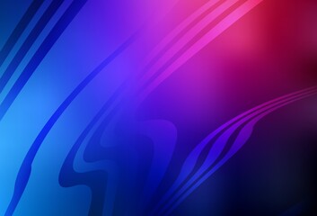 Dark Blue, Red vector glossy abstract background.