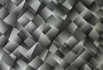 Fototapeta na wymiar Light Gray vector template with rhombus.