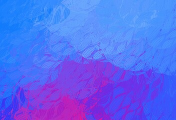 Light Pink, Blue vector background with abstract shapes.