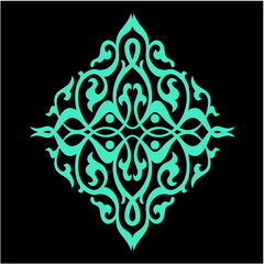 abstract floral ornament