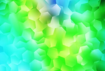 Light Blue, Green vector low poly texture.