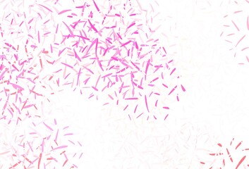 Light Red, Yellow vector background with straight lines.