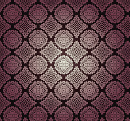 damask wallpaper with floral patterns