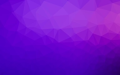 Obraz premium Light Purple vector low poly cover.
