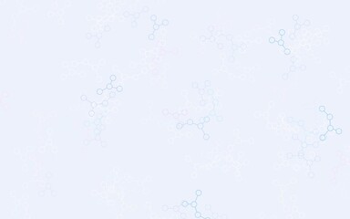 Light Green, Red vector pattern with artificial intelligence network.