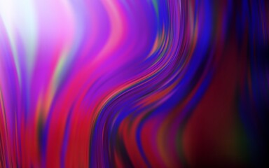 Dark Pink vector blurred shine abstract template.