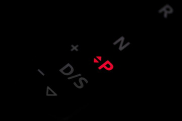 車内の写真。パーキング。