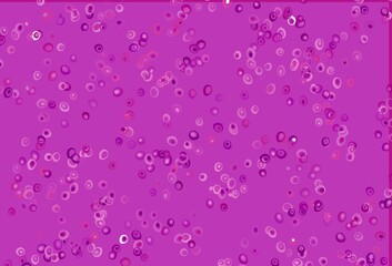 Light Purple vector template with circles.