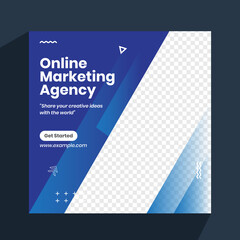 Digital business marketing social media post & web banner