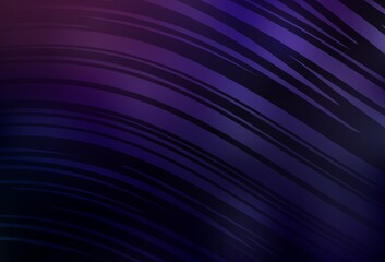 Dark Purple vector glossy abstract layout.