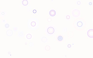 Light Pink, Yellow vector template with circles.