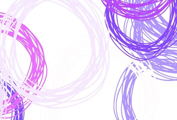 Light Purple, Pink vector layout with circle shapes.