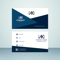 Creative business card vector design template