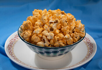 Tasty Spicy Homemade Yellow Popcorn