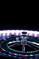 Fototapeta na wymiar Roulette table close up at the Casino