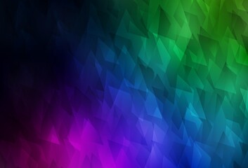 Obraz premium Dark Multicolor vector texture in rectangular style.