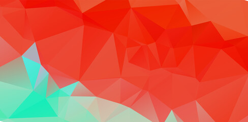 Fototapeta premium Abstract Gradient Red Geometric Background