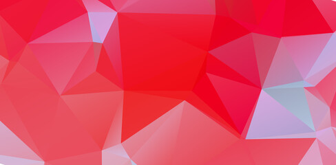 Abstract Gradient Red Geometric Background