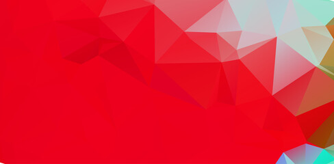 Fototapeta premium Abstract Gradient Red Geometric Background