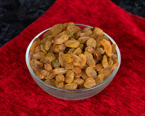 Healthy Sweet Golden Raisins or Dried Grapes