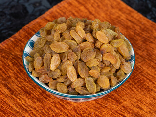 Healthy Sweet Golden Raisins or Dried Grapes