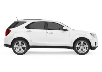 Obraz premium SUV Car Isolated