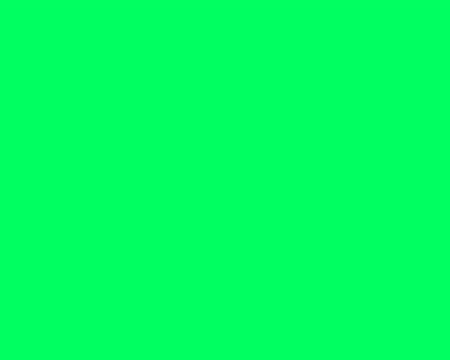 Chroma key green screen background. Studio template for cinema video film render.