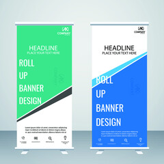 Creative roll up design template