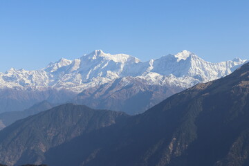 Fototapeta na wymiar Mountains of Uttarakhand 
