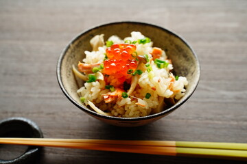 鮭の炊き込みご飯