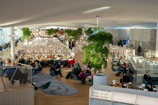 Oodi library, Helsinki Finland.	